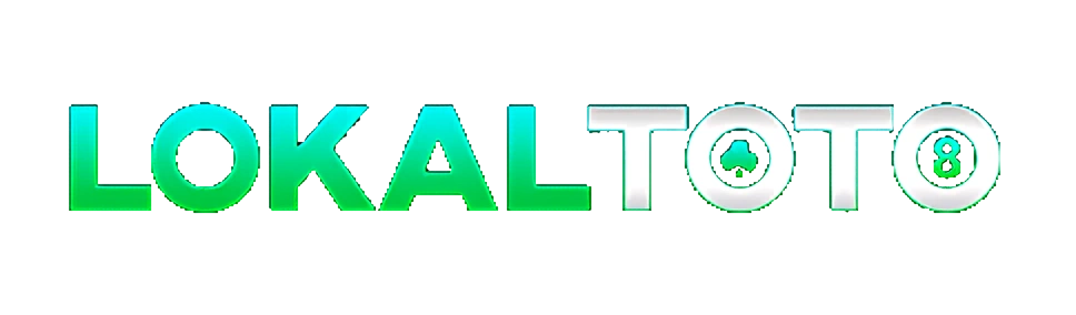Logo LOKALTOTO dengan warna oranye dan simbol panah naik